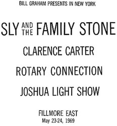 Sly at the Fillmore East